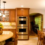 Wood Cabinets in Kitchen
